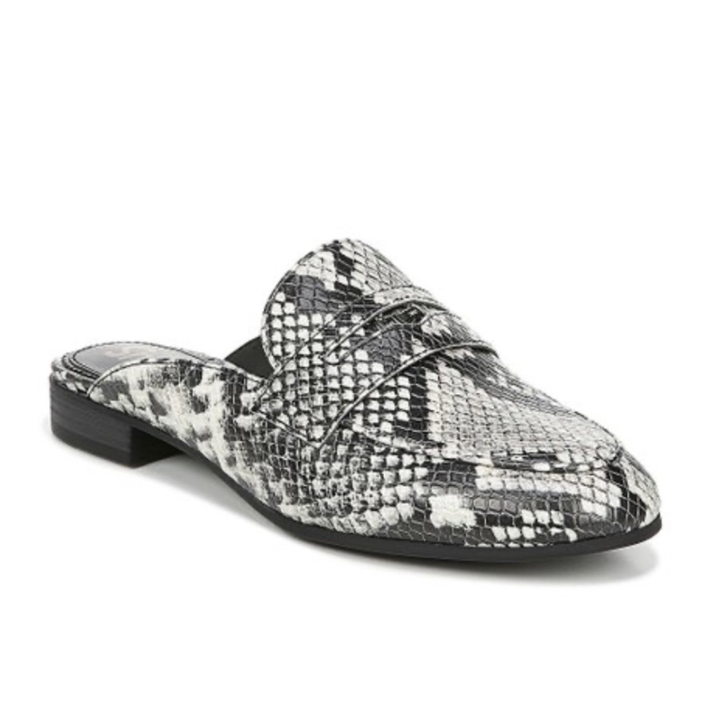 Sam Edelman Snakeskin loafer Women’s slides size 7.5